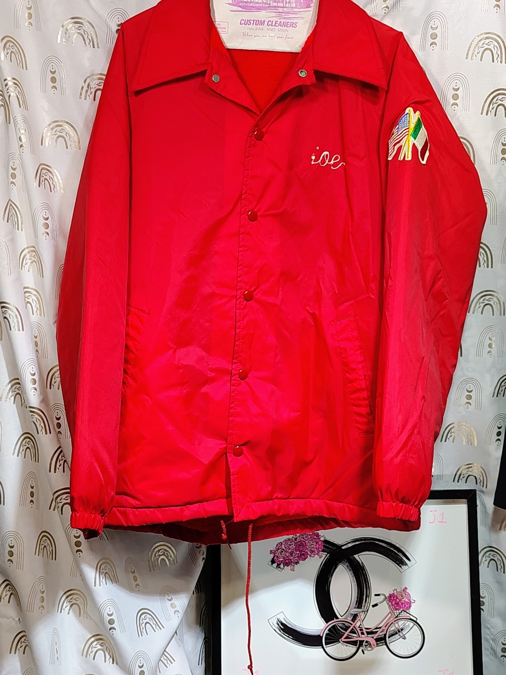 Red Men's Coach Jacket - Unbranded